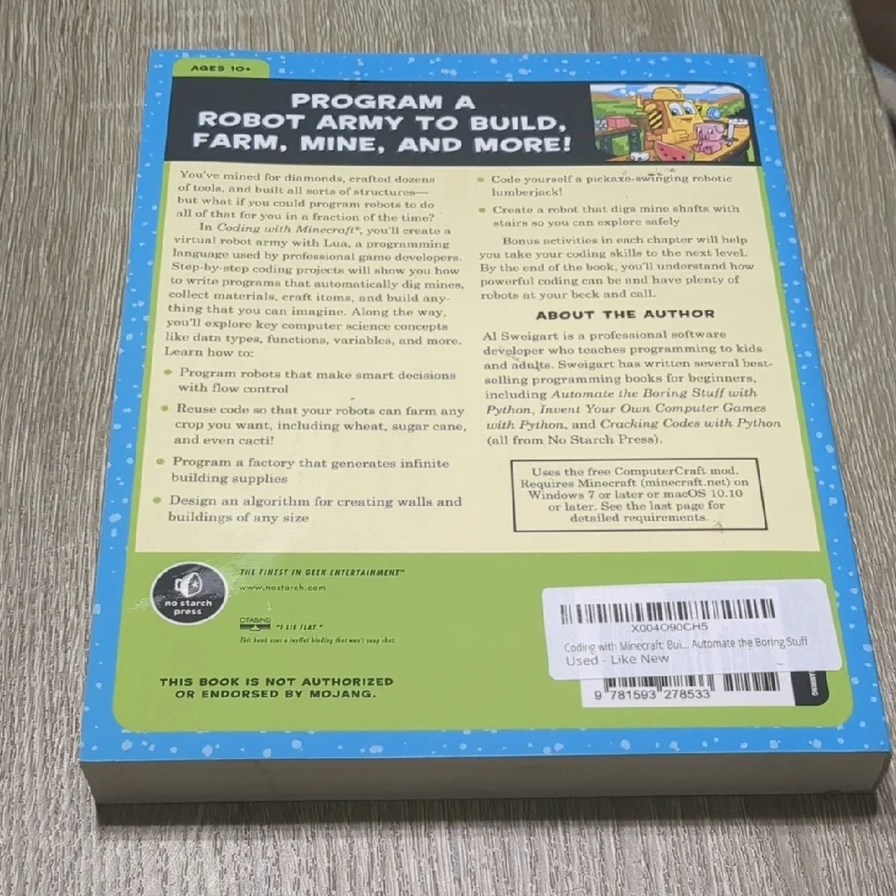 Minecraft Coding Guide - Blue Cover